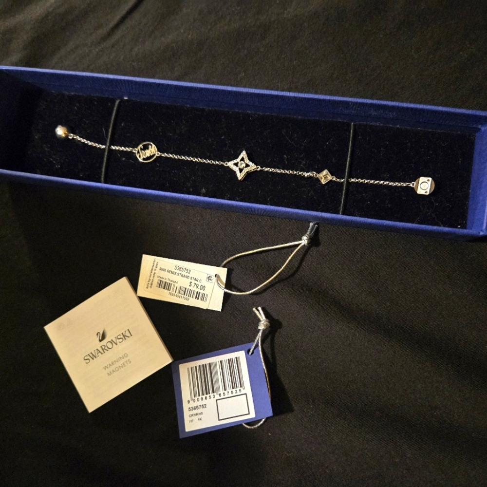 Swarovski remix strand star bracelet